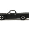 1967 Chevrolet El Camino Matt Black “Fast & Furious” Series 1/24 Diecast Model Car by Jada