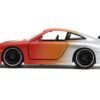 Porsche 911 GT3 RS Matt Orange and Silver Metallic “Pink Slips” Series 1/32 Diecast Model Car by Jada