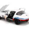 1966 Chevrolet Corvette #66 “Racing Spirit” White with Graphics “Bigtime Muscle” Series 1/24 Diecast Model Car by Jada