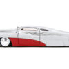 1951 Mercury Silver Metallic and Red with Flame Graphics and Red Interior “Bigtime Muscle” Series 1/24 Diecast Model Car by Jada