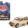 1983 Chevrolet S-10 Durango Pickup Truck Tan with Brown Stripes and Black Bed Cover “Blue Collar Collection” Series 11 1/64 Diecast Model Car by Greenlight