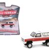 1984 Chevrolet K5 Blazer Silverado Frost White and Apple Red “All Terrain” Series 16 1/64 Diecast Model Car by Greenlight