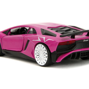 Lamborghini Aventador SV Pink “Pink Slips” Series 1/32 Diecast Model Car by Jada