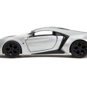 Lykan Hypersport Silver Metallic and Purple “Pink Slips” Series 1/32 Diecast Model Car by Jada