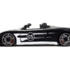 Porsche Carrera GT Convertible #05 Black with White Graphics “Hyper-Spec” Series 1/24 Diecast Model Car by Jada