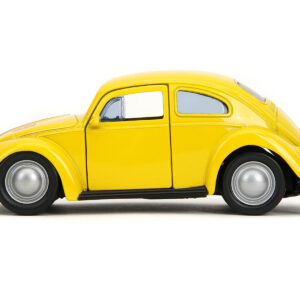 Volkswagen Beetle “Bumblebee” Yellow “Transformers” “Hollywood Rides” Series 1/32 Diecast Model Car by Jada