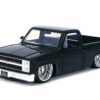 1985 Chevrolet C-10 Pickup Truck Black with Wire Wheels “Just Trucks” Series 1/24 Diecast Model Car by Jada