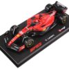 Ferrari SF-23 #16 Charles Leclerc “Formula One F1 World Championship” (2023) with Display Case “Formula Racing” Series 1/43 Diecast Model Car by Bburago