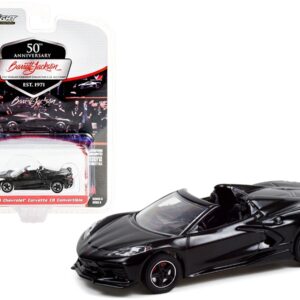 2020 Chevrolet Corvette C8 Stingray Convertible Black (Lot #3003) Barrett Jackson “Scottsdale Edition” Series 8 1/64 Diecast Model Car by Greenlight