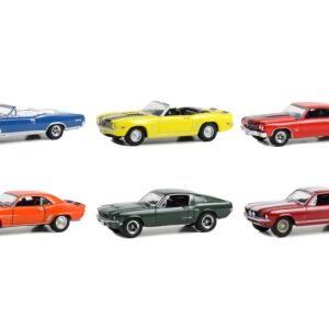 “Woodward Dream Cruise” Set of 6 pieces Series 1 1/64 Diecast Model Cars by Greenlight