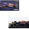 Red Bull Racing RB19 #11 Sergio Perez “Oracle” Formula One F1 World Championship (2023) with Driver Figure and Display Case “Race” Series 1/43 Diecast Model Car by Bburago