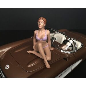 September Bikini Calendar Girl Figurine for 1/18 Scale Models by American Diorama