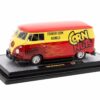 1960 Volkswagen Delivery Van Red and Yellow “Corn Nuts BBQ” Limited Edition to 6250 pieces Worldwide 1/24 Diecast Model Car by M2 Machines