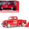 1937 Ford Pickup Truck “Coca-Cola” Red with 6 Bottle Carton Accessories 1/24 Diecast Model Car by Motorcity Classics