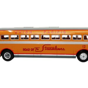 1948 GM PD-4151 Silversides Coach Bus “Union Pacific: Road of the Steamliners” “Vintage Bus & Motorcoach Collection” 1/43 Diecast Model by Iconic Replicas