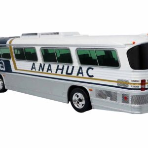 Dina 323 G2 Olimpico Coach Bus “Anahuac: Monterrey” White with Blue and Gold Stripes “The Bus & Motorcoach Collection” 1/43 Diecast Model by Iconic Replicas