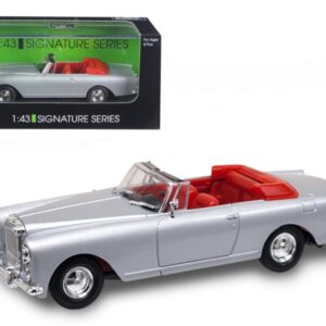 1961 Bentley Continental S2 Park Ward DHC Convertible Silver 1/43 Diecast Car Model by Road Signature