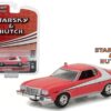 1976 Ford Gran Torino Red with White Stripe “Starsky and Hutch” (1975-1979) TV Series “Hollywood Series” Release 18 1/64 Diecast Model Car by Greenlight