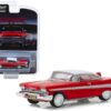 1958 Plymouth Fury Red with White Top “Christine” (1983) Movie “Hollywood Series” Release 23 1/64 Diecast Model Car by Greenlight