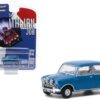 1967 Austin Mini Cooper S 1275 MkI Blue “The Italian Job” (1969) Movie “Hollywood Series” Release 28 1/64 Diecast Model Car by Greenlight