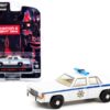 1983 Ford LTD Crown Victoria Police White “Terminator 2: Judgment Day” (1991) Movie “Hollywood Series” Release 32 1/64 Diecast Model Car by Greenlight