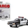 1986 Ford LTD Crown Victoria White and Black “Brainerd Police” (Minnesota) “Fargo” (1996) Movie “Hollywood Series” Release 35 1/64 Diecast Model Car by Greenlight