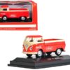 1962 Volkswagen T1 Pickup Truck “Coca-Cola” Red and Cream 1/72 Diecast Model Car by Motorcity Classics