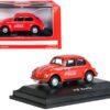 1966 Volkswagen Beetle “Coca-Cola” Red 1/72 Diecast Model Car by Motorcity Classics