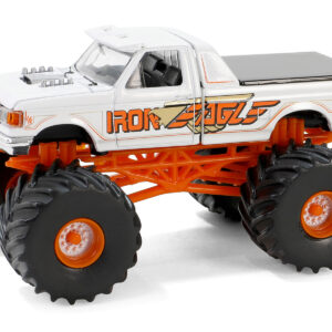 1990 Ford F-350 Monster Truck White “Iron Eagle” “Kings of Crunch” Series 15 1/64 Diecast Model Car by Greenlight