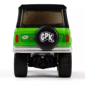 1969 Ford Bronco “Garbage Pail Kids: Super Snotty” Green with Black Top “San Diego Comic-Con 2024 Exclusive” 1/64 Diecast Model Car by Greenlight