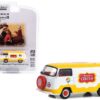 1971 Volkswagen Type 2 Panel Van Yellow and White with Red Interior “Percevel Circus” “Norman Rockwell” Series 5 1/64 Diecast Model Car by Greenlight