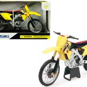 Suzuki RM-Z450 Yellow 1/12 Motorcycle Model by New Ray