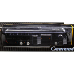 Super Coach Autobus Black 1/50 Diecast Model by Cararama