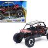 Polaris RZR XP 4 Turbo EPS Sport UTV Red Metallic with Graphics and Black Top “Xtreme Off-Road” Series 1/18 Diecast Model by New Ray