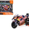 KTM RC16 Motorcycle #43 Jack Miller “Red Bull KTM Factory Racing” MotoGP World Championship (2023) 1/12 Diecast Model by New Ray