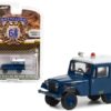 1971 Jeep DJ-5 “U.S. Air Force Air Police” Blue with White Top “Battalion 64” Series 3 1/64 Diecast Model Car by Greenlight