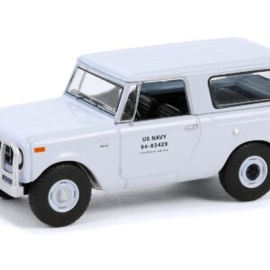 1970 Harvester Scout “United States Navy” Light Gray “Battalion 64” Series 4 1/64 Diecast Model Car by Greenlight