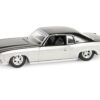 1972 Chevrolet Monte Carlo Lowrider Silver Metallic and Black “California Lowriders” Series 5 1/64 Diecast Model Car by Greenlight