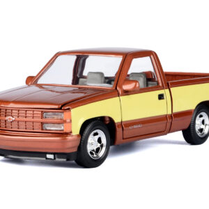 1992 Chevrolet 454 SS Pickup Truck Copper Metallic with Beige Sides “American Classics” Series 1/24 Diecast Model Car by Motormax