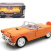 1956 Ford Thunderbird Orange 1/24 Diecast Car Model by Motormax