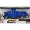 1937 Ford Pickup Truck Blue Metallic and Black “American Classics” 1/24 Diecast Model Car by Motormax