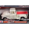 1955 Chevrolet 3100 Stepside Pickup Truck Cream with White Interior “Timeless Legends” Series 1/24 Diecast Model Car by Motormax