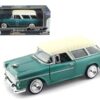 1955 Chevrolet Nomad Green 1/24 Diecast Model Car by Motormax