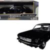 1964 1/2 Ford Mustang Black 1/24 Diecast Model Car by Motormax