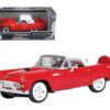 1956 Ford Thunderbird Red 1/24 Diecast Car Model by Motormax