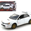 Subaru Impreza WRX STi White 1/24 Diecast Model Car by Motormax