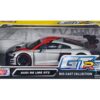 Audi R8 LMS GT3 Silver Metallic with Graphics “GT Racing” Series 1/24 Diecast Model Car by Motormax