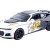 2017 Chevrolet Camaro ZL1 #42 Black and White “GT Racing” Series 1/24 Diecast Model Car by Motormax