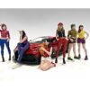 “Girls Night Out” 6 piece Figurine Set for 1/18 Scale Models by American Diorama