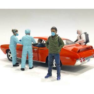 Hazmat Crew Figurine V for 1/24 Scale Models by American Diorama